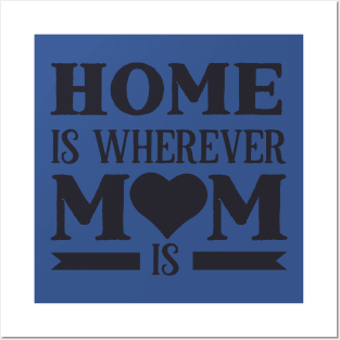 Home is wherever mom is Posters and Art